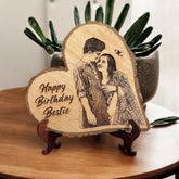 Heart Wooden Photo Frame